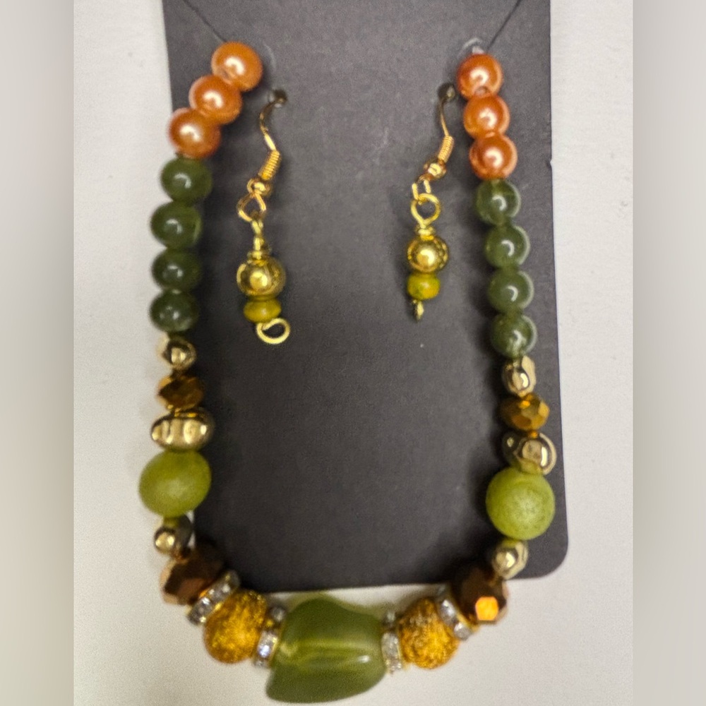 🍁Fall Bracelet and earrings set🍁
